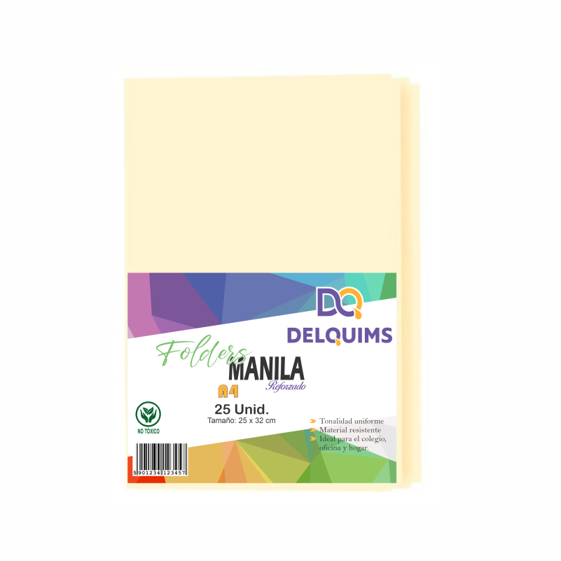 FOLDER MANILA DQ DELQUIMS